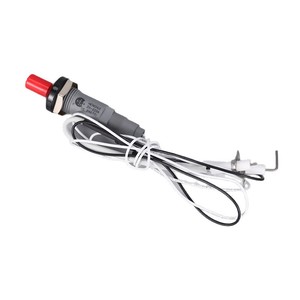 Aiguille d'allumage en céramique à bouton-poussoir pour cuisinière à gaz, allumage électrique universel avec pointe droite et courbée - Product Image 1