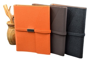 Fsc nhà máy Vải PU mô hình da A5 cai trị trường văn phòng phổ tùy chỉnh 3 lần rời lá bìa cứng máy tính xách tay - Product Image 3