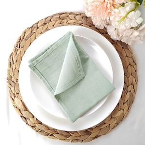 Serbet Meja Katun Linen yang Dapat Dicuci dan Digunakan Kembali, Set Serbet Kain Pastel Musim Panas untuk Dekorasi Meja Pernikahan, Baby Shower, dan Pesta - Product Image 6