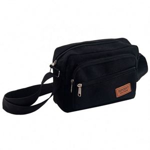 Sac à bandoulière unisexe en toile pour le sport, sac messager décontracté, vente chaude - Product Image 1