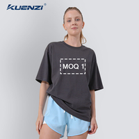 Camiseta Kuenzi Regular Personalizada con Logotipo Personalizado, Cuello Redondo, Manga Corta, 100% Algodón, 260 g/m², Talla Grande para Mujer