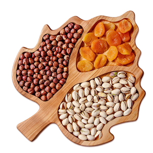 Vassoio piatto piatto all'ingrosso personalizzato foglia d'acero caramella frutta dolce torta - Product Image 1