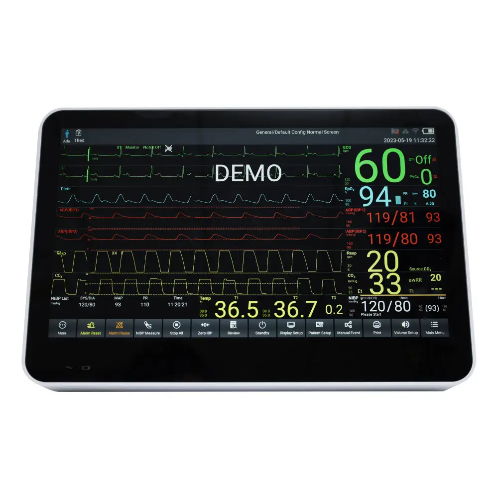 CONTEC CMS8500 moniteur de signe vital portable multiparamétrique moniteur de patient cardioc