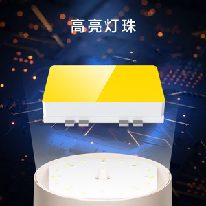 Lanterne de camping solaire rechargeable Qibao, lampe de tente 2400 mAh LED, lampe de travail séparée pour la randonnée - Product Image 1