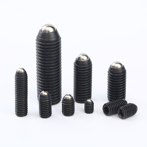 Carbon Steel Ball Head Locating Screws M16 Metric Grade A Level 10.9 Anodized Black Internal Hexagonal - Product Image 1
