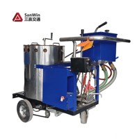 Machine de marquage routier thermoplastique automotrice à chauffage GPL, batterie lithium 20AH/48V, prix direct usine