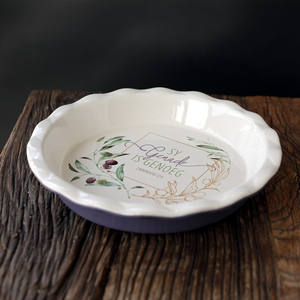 Tablette à tarte en céramique de Style fermier, poêle à pâtisserie antiadhésive de 11 pouces, ustensile de cuisine - Product Image 2