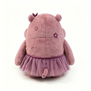 Peluche de hipopótamo personalizado, peluche de hipopótamo bailarina, peluche de hipopótamo con tutú, juguete de peluche de hipopótamo - Product Image 2