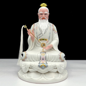 Statue en jade blanc du seigneur Tai Shang <span class=keywords><strong>Lao</strong></span> maison salon temple divinité offrant des pièces seigneur seigneur <span class=keywords><strong>Lao</strong></span> <span class=keywords><strong>Zi</strong></span> bouddha Statue - Product Image 6