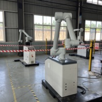 Lengan Robot Industri Fleksibel 6-Axis dengan Beban Angkut 50kg, Penanganan Otomatis untuk Pengemasan Karton, Palletizing, dan Transfer Material