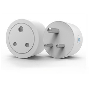 Ấn độ Nam Phi 16A thông minh Ổ cắm điện cắm ABS chất liệu wifi + BLE năng lượng màn hình bằng giọng nói điều khiển từ xa CN loại tiêu chuẩn F SDK - Product Image 1