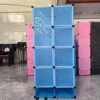 Meubles de chambre et de salon : Armoires de rangement en plastique multicouches DIY pour la vente en gros aux fabricants