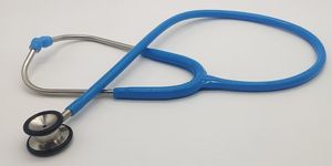 Stéthoscope professionnel double face HMYL HM-120 pour cardiologiste, en alliage d'aluminium, certifié CE Classe II, garantie 1 an - Product Image 3