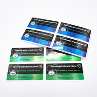 Étiquettes personnalisées en gros pour flacons d'huiles essentielles holographiques 2ml 3ml 10ml