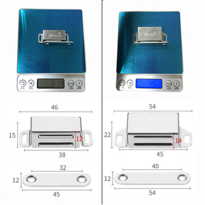 Loquet magnétique de <span class=keywords><strong>porte</strong></span> et tiroir en acier inoxydable, loquet à aimants, pour armoires, cuisine et meubles - Product Image 6