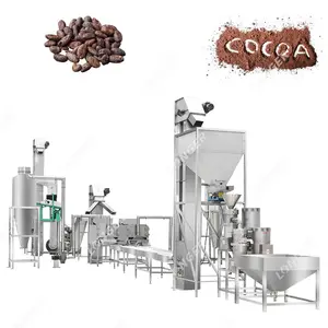 Beste Prijs Cacao Koffiebrander Cacao Roosteren Slijpmachine Grinder Cacaopoeder Maken Machine