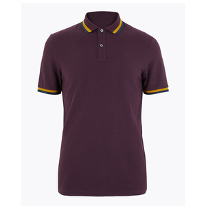 เสื้อยืดโปโลผู้ชายทรงสลิมฟิตมีสไตล์การออกแบบที่ทันสมัยมีกระดุมปกเสื้อลำลองสวมใส่สบายสำหรับออฟฟิศนอกสถานที่และฤดูร้อน - Product Image 5