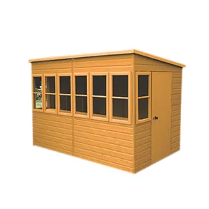高品质雪松棚定制耐用可再生户外花园木制工具房屋棚