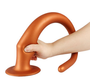 Dilatatore Anale Extra-Lungo Flessibile in Silicone Liquido Impermeabile per Esercizi di Kegel Vendita Diretta dalla Fabbrica di Sex Toys - Product Image 1
