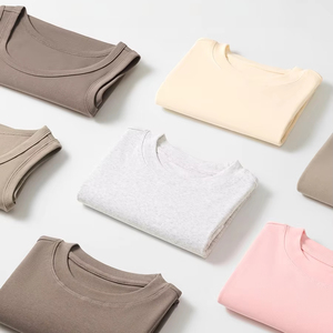 Camiseta básica de moda Y2K ajustada de verano de manga corta personalizada al por mayor para mujer y mujer - Product Image 4