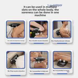 Pistola de Fascia recargable de dieciséis cabezas, masajeador de múltiples cabezas de alta potencia para cuerpo 4, pistola de Fascia de 16 cabezas, regalo transfronterizo al por mayor - Product Image 5