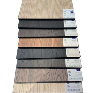 <span class=keywords><strong>2025</strong></span> mới đến gỗ sồi Veneer Tấm tường màu trắng Matte sức mạnh tấm cho nhà bếp chà nhám bề mặt - Product Image 4
