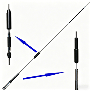 Antenne de voiture quadri-bande-antenne fouet en acier inoxydable pour radio CB/<span class=keywords><strong>HAM</strong></span>/GMRS, support universel de coffre/lèvre pour camion Jeep SUV véhicule - Product Image 3