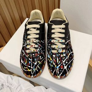 Luxurious Custom Lace-Up High-Heeled Retro Black Shoes Cushioning Soft Soles Fashion Trend Durable Men's Women's Casual - Product Image 1