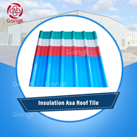Maison légère Asapvc Upvc Composite Asa Plastics Tuile caoutchouc Tilcor Types de tuiles