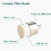 Brosse industrielle multifonctionnelle en céramique pour le décapage de peinture, le polissage et l'élimination de la rouille, avec manche métallique CNC DIY OEM et poils diamantés