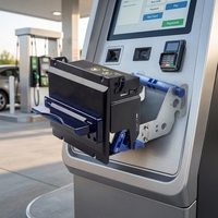 Imprimante thermique de reçus ultra-compacte pour kiosque Cashino KP-247 58 mm ESC/POS intégrée