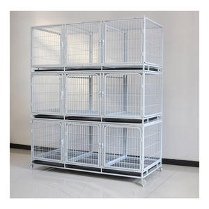 Les animaleries utilisent des cages en métal pour chats et chiens - Product Image 1
