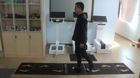 Plateforme de mesure de la pression plantaire pour la conception de semelles orthopédiques pour pieds plats