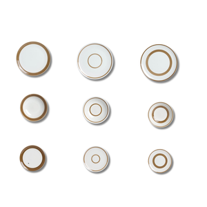 Set di stoviglie da 18 pezzi con motivo a righe miste e design abbinabile - Product Image 1