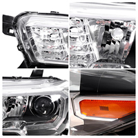Systèmes d'éclairage automobile de haute qualité, phares LED pour Toyota Tocoma 2016-2019, semi-noirs, OE 81150-04260 81110-04260