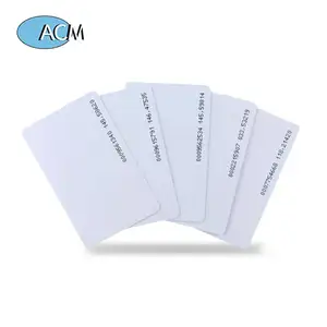 Formato Standard ufficio scolastico bianco prossimità Smart RFID in bianco PVC carta d'identità formato Cr80 125Khz