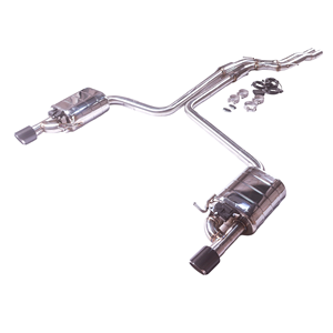 Tubo de Escape Catback Valvetronic para <span class=keywords><strong>Audi</strong></span> <span class=keywords><strong>A6</strong></span> A7 A8 3.0T 2.5L 2.8L 4.0L Silenciador de Escape de Alto Rendimiento con Válvula - Product Image 2