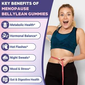 Gummies Bellylean pour la ménopause, marque privée OEM/ODM, suppléments vitaminés pour la ménopause, gummies à la maca pour la ménopause, pour l'équilibre hormonal des femmes - Product Image 2