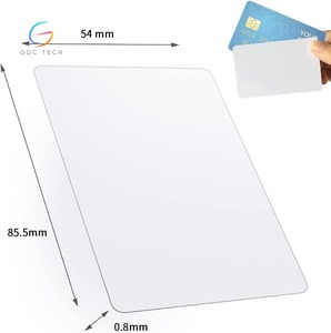 Carta PVC Premium Impermeabile GDC GDC6004 CR80 30 <span class=keywords><strong>Mil</strong></span> per Badge Fotografici, Stampabile Fronte-Retro con Qualità Grafica per Stampanti a Getto d'Inchiostro - Product Image 3