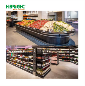 Fruits secs marchandises sèches étagère de présentation supermarché gondole rayonnage pour la promotion - Product Image 2