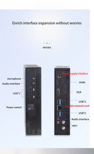 Mini PC với Intel Bộ vi xử lý <span class=keywords><strong>16GB</strong></span> DDR5 RAM M.<span class=keywords><strong>2</strong></span> SSD HD hiển thị WiFi6-Portable Windows 11 & Linux cho công nghiệp sử dụng chúng tôi cắm - Product Image 2