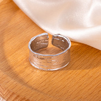 Bague élégante en acier inoxydable plaqué argent 925, forme de serpent réaliste, ajustable, bijou statement pour femme