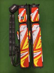 6Hole 7holes Pool Cue Case, Oxford Fabric Billiards Big‑Head Cue Bag with Divider, Shoulder & Hand Carry Portable Cue holes - Product Image 1