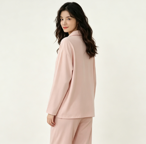 Custom Modal Bamboo <b>Pyjamas</b> Long Sleeve PJ Night Wear Causal Pajamas Cotton Loungewear Women Sets OEM Sleepwear Manufacturer - Product Image 4