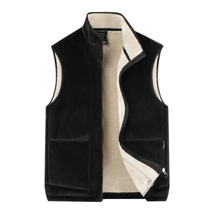 Gilet Softshell in Pile per <span class=keywords><strong>Uomo</strong></span>, Gilet Antivento in Poliestere, Gilet Utility <span class=keywords><strong>Nero</strong></span> in Pile - Product Image 6