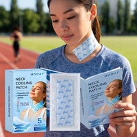Patch de refroidissement instantané jetable pour le cou, idéal pour rafraîchir pendant l'exercice estival