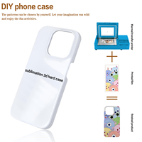 Coques de téléphone en silicone 3D personnalisées, coques de téléphone en PC pour sublimation, coques vierges en PBT 3D pour iPhone 13/14/15 Pro Max, vente en gros