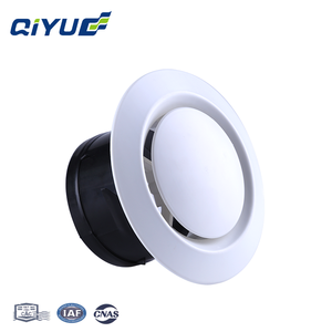 Sistema de Ventilación Central, Rejilla de Ventilación Ajustable, Rejilla de Ventilación Redonda Blanca para Conductos en Línea, Salida de Ventilación para <span class=keywords><strong>Ventilador</strong></span> de Conducto, Piezas del Sistema HVAC - Product Image 6