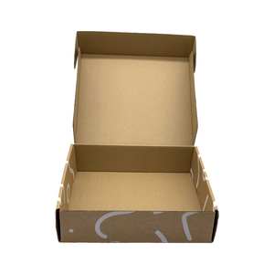 Scatola <span class=keywords><strong>di</strong></span> cartone con Logo personalizzato scatola <span class=keywords><strong>di</strong></span> spedizione in cartone marmo bianco rosa scatola postale personalizzata con stampa Logo - Product Image 1