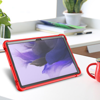 Coques et étuis pour tablettes B2B à protection longue durée avec béquille pour Samsung Tab S7+ Tab S7 Fe Tab S8 Ultra 12,4 pouces